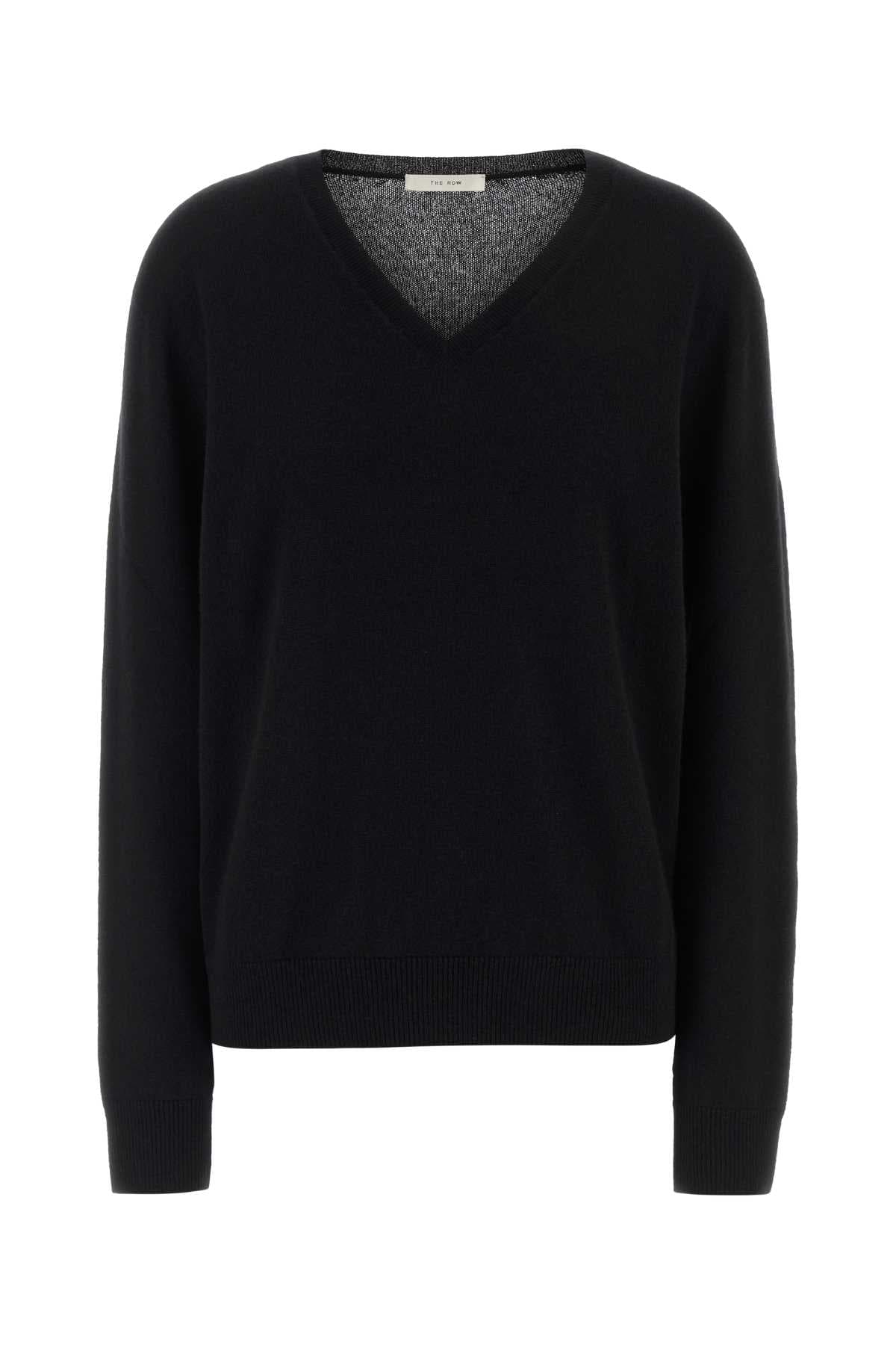 Black cashmere Phora sweater