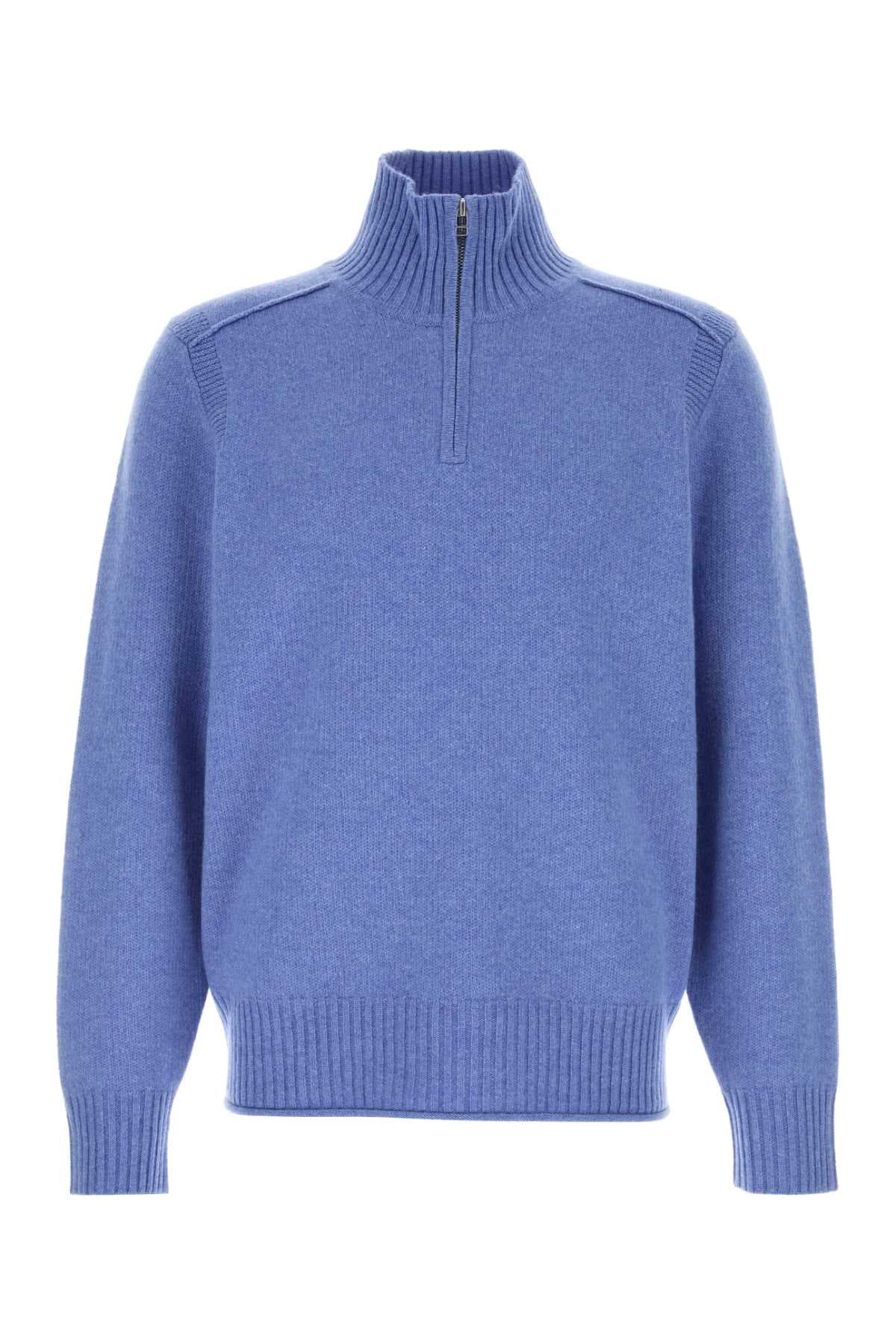 Cerulean cashmere sweater