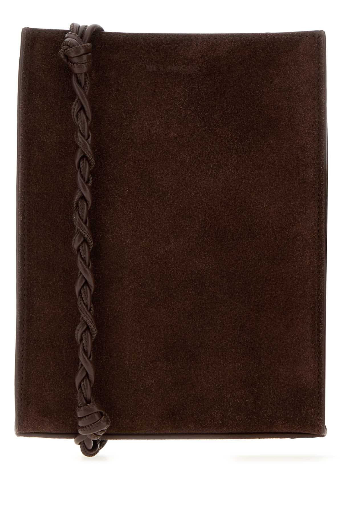 Brown suede small Tangle shoulder bag