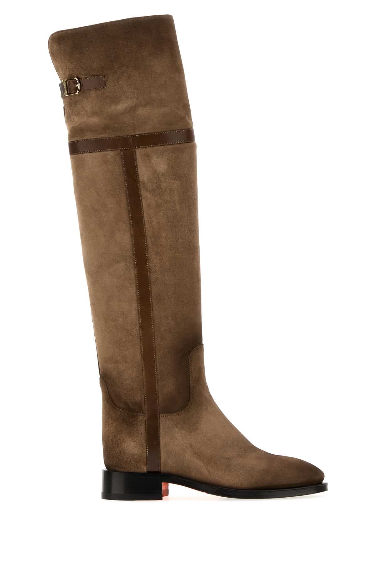 Mud suede Janelle boots