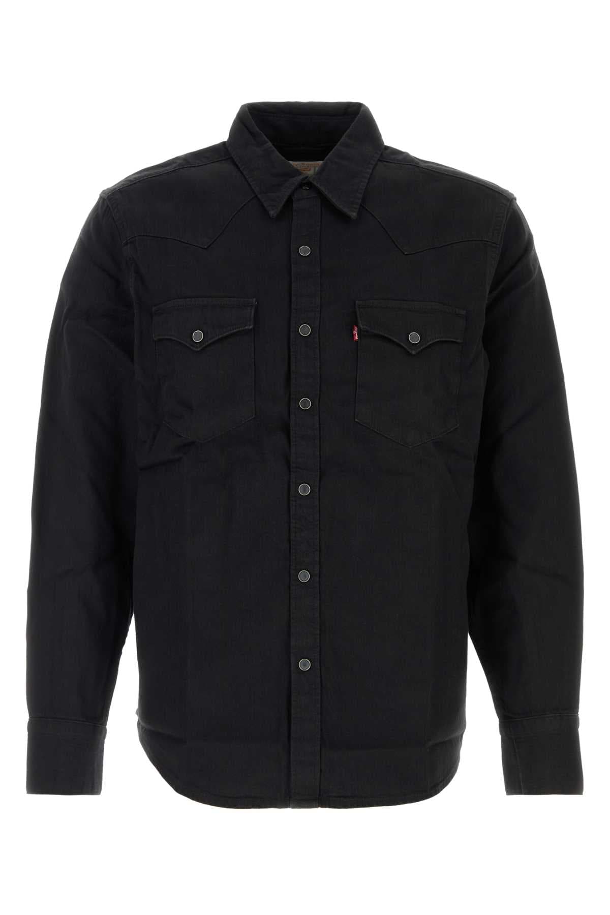 Black denim Barstow shirt
