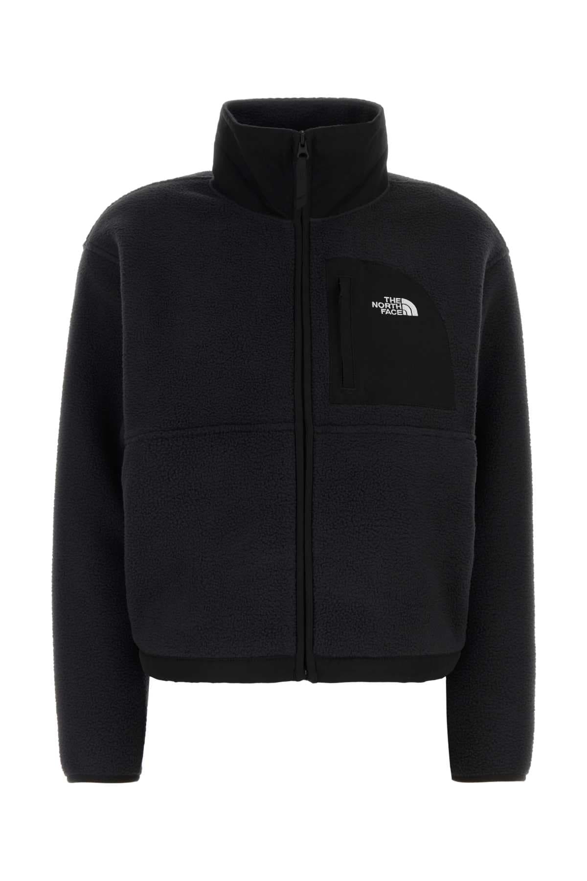 Black pile jacket