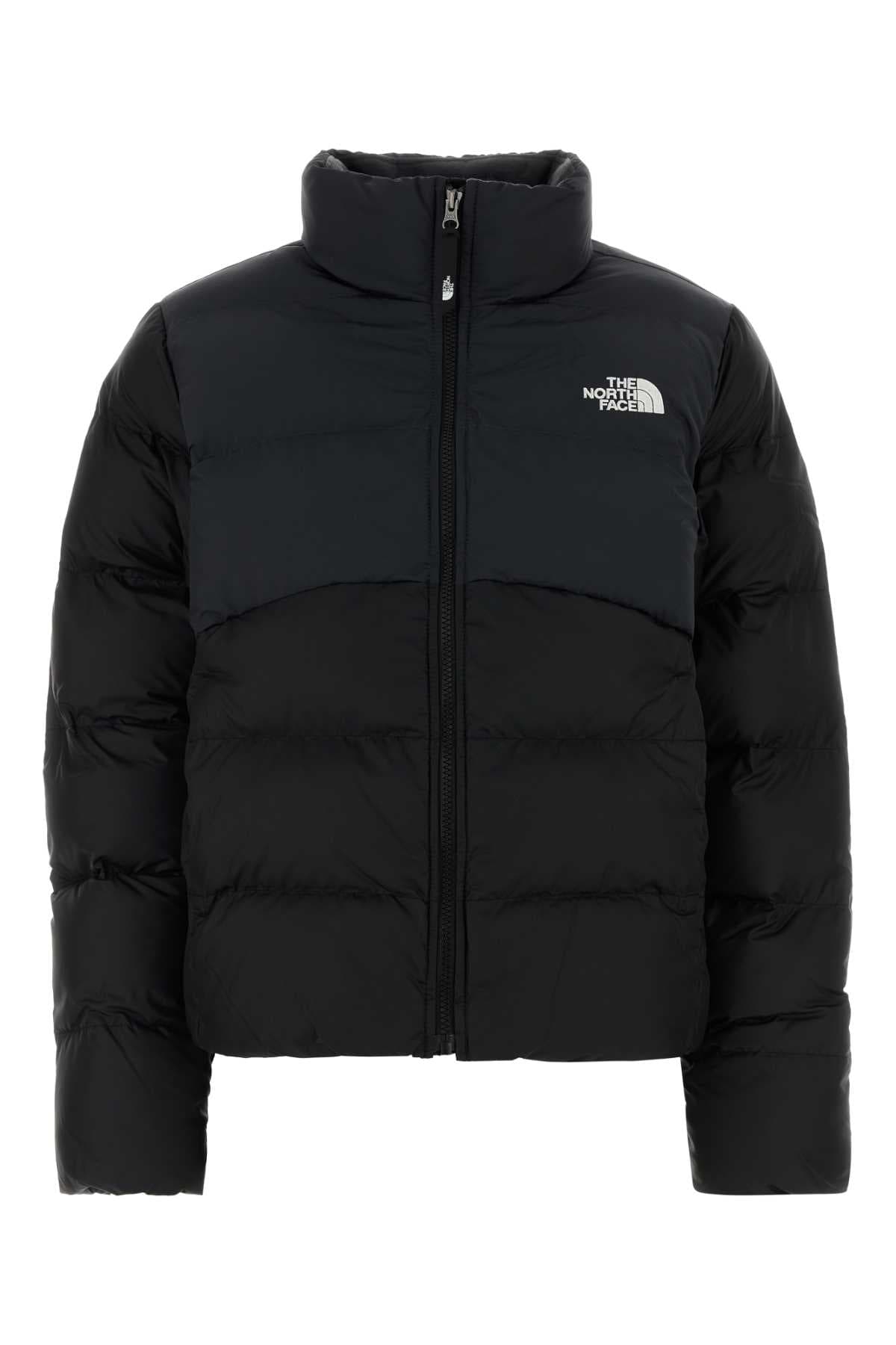 Black polyester Saikuru padded jacket