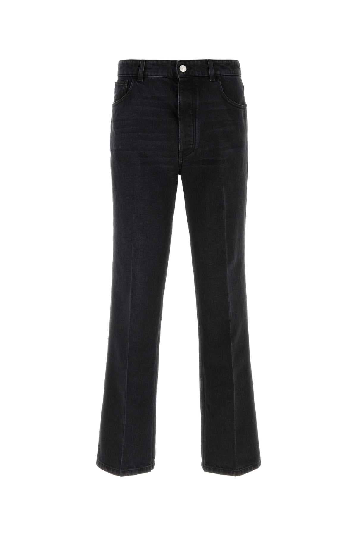 Black denim jeans