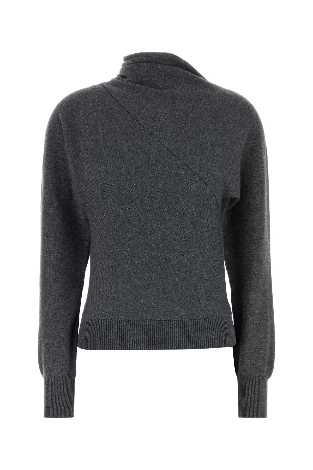 Dark grey cashmere blend sweater